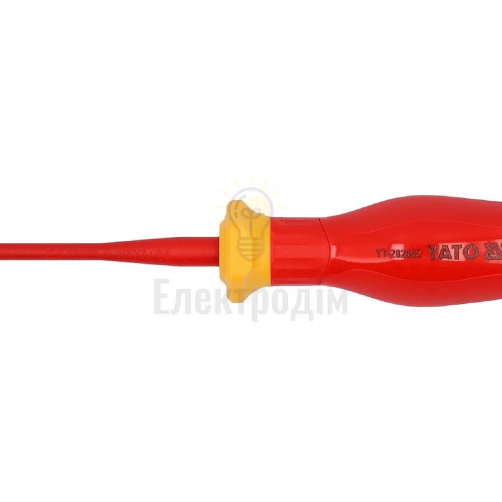 Викрутка з хрестовим шліцом діелектрична ізольована YATO SL/PZ1*80/178mm YT-282662 