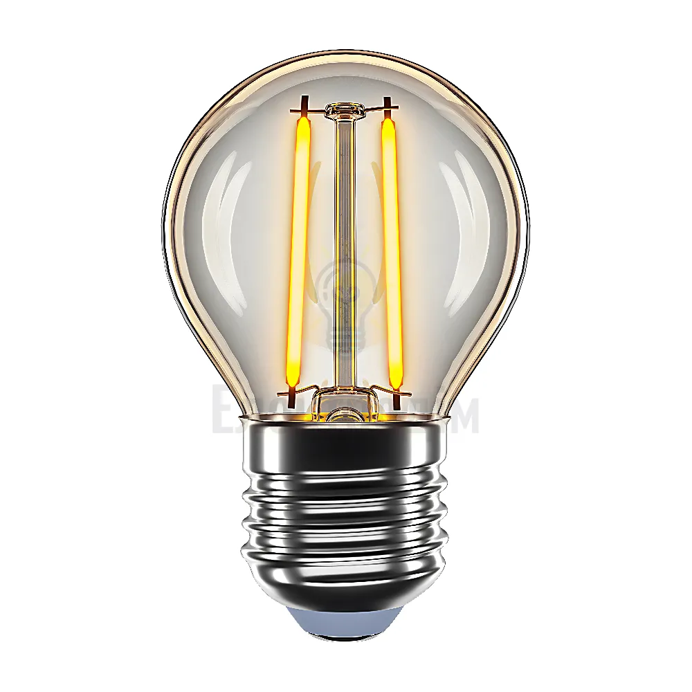 LED лампа VELMAX V-Filament-Amber-G45, 4W, E27, 2200K, 400Lm 21-41-45 