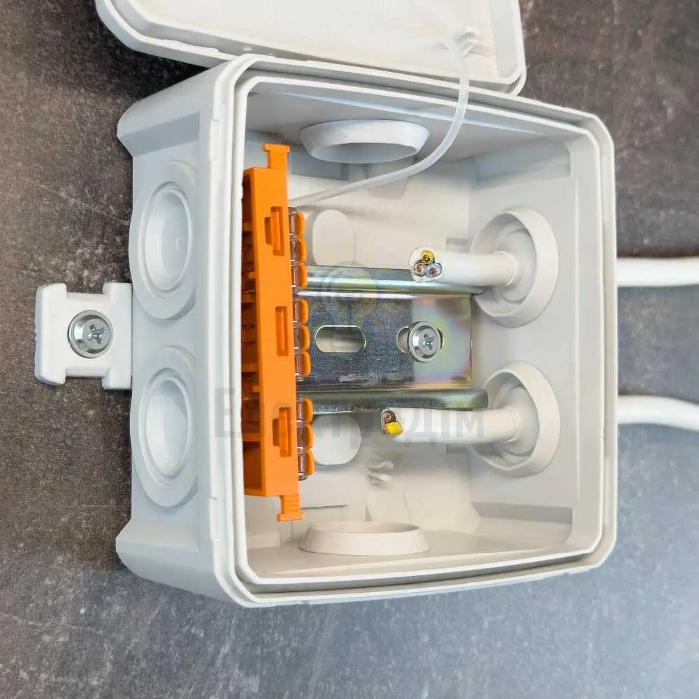Коробка розподільча СКІМ K85 88х88х52 сіра IP55 В1102006  - фото 5