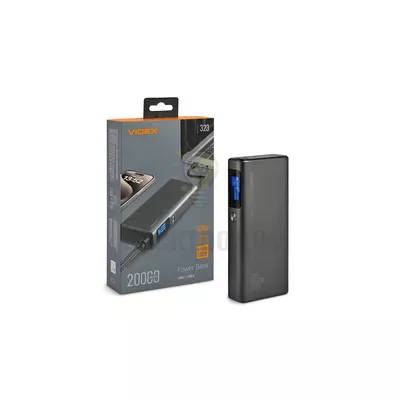 Повербанк 20000mAh VIDEX VPB-323 130W PD100W +Display VPB-323-B — купити в Електродім