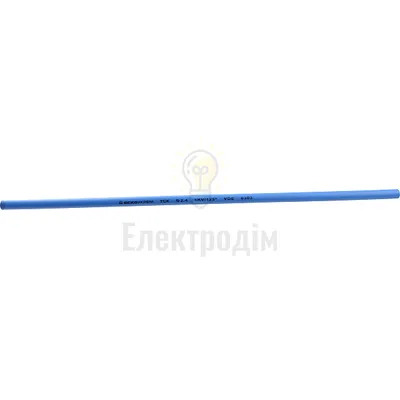 Термоусаджувальна трубка з клейовим шаром АСКО   2,4 / 0,8 синя А0150040779 — купити в Електродім
