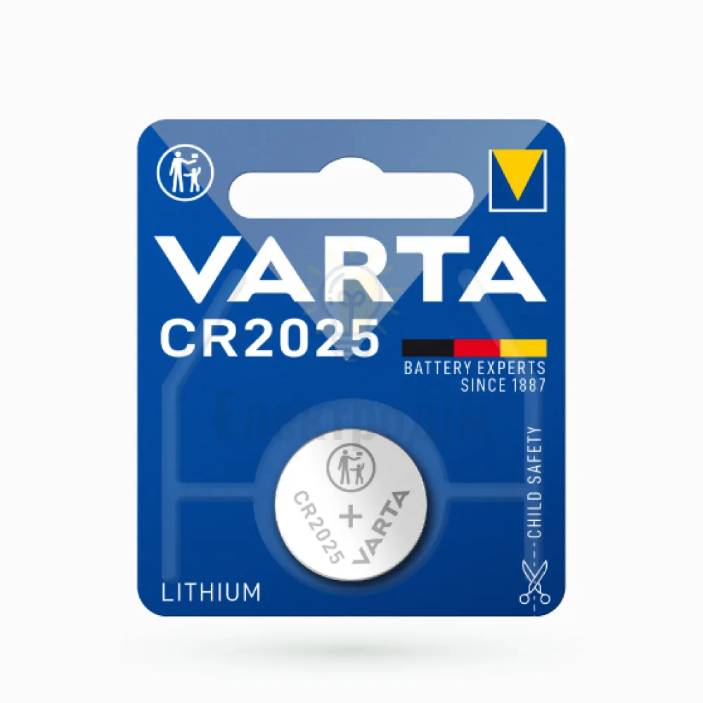 Батарейка VARTA CR 2025 (блистер-1 шт.) 6025101401 