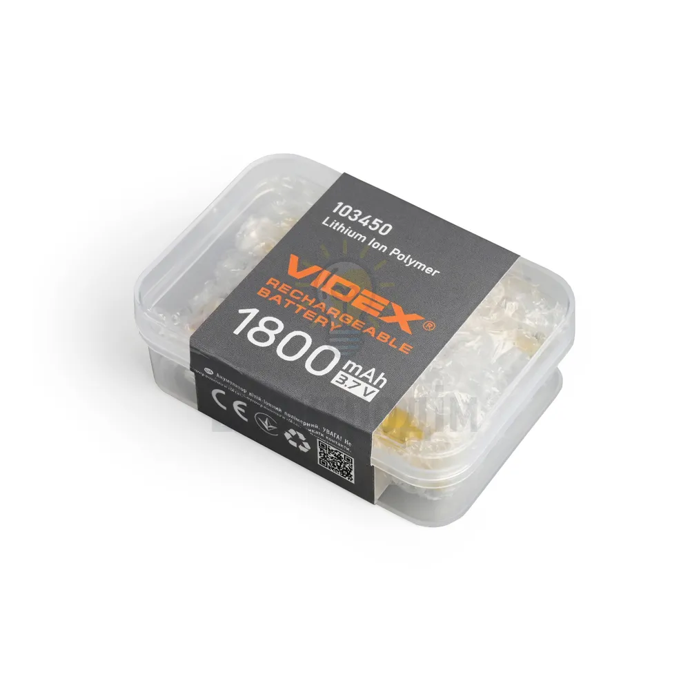 Акумулятор B103450 Li-pol 1800 mAh Videx VLF-B103450-18  - фото 1