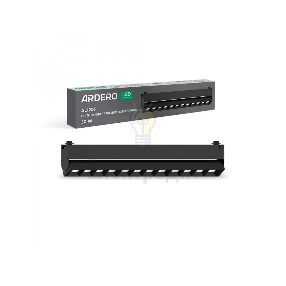 AL120F 30Вт 4000К 60 град чорний 414*33*75 мм ARD 80366 
