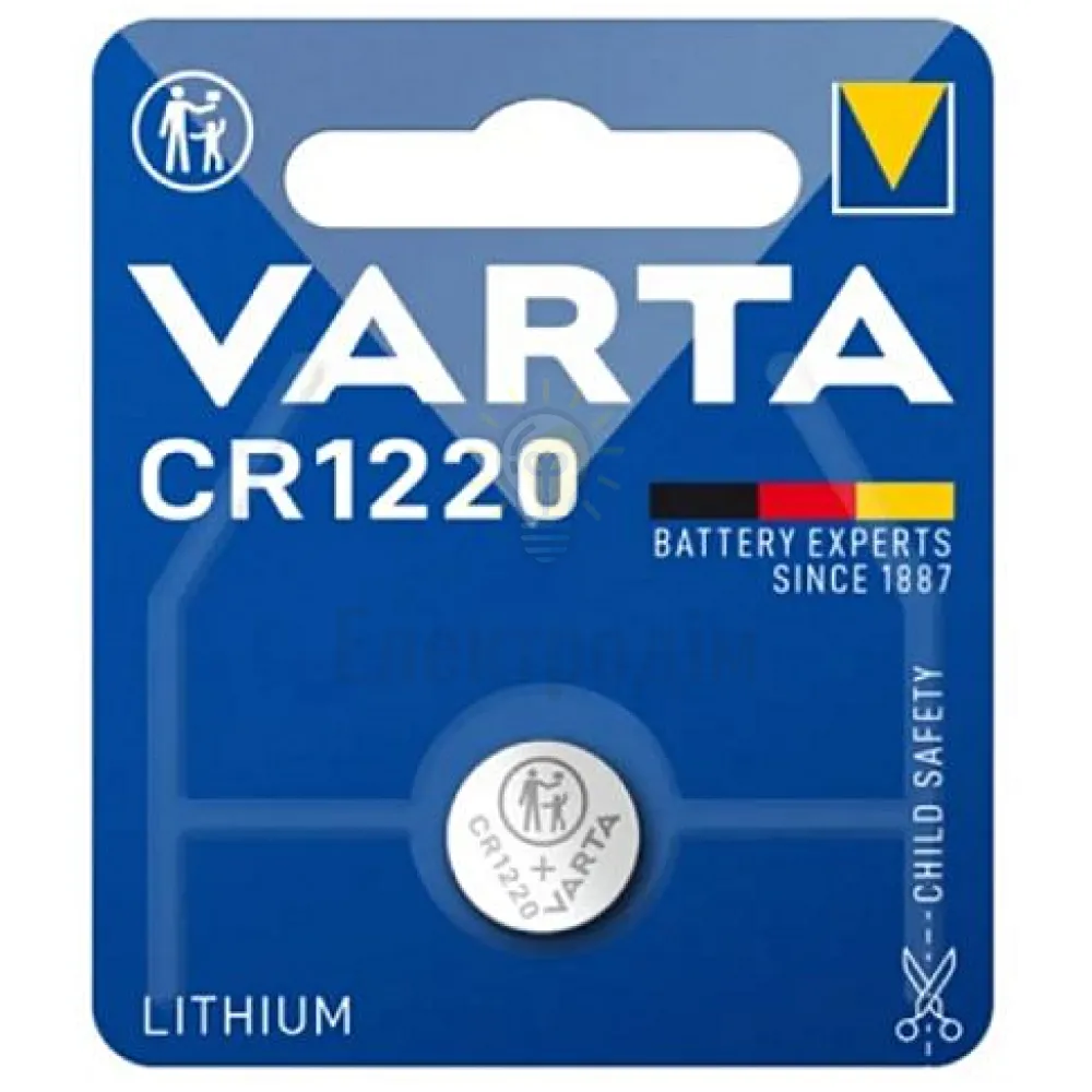 Батарейка VARTA CR 1220 (блістер-1 шт.) 6220101401 