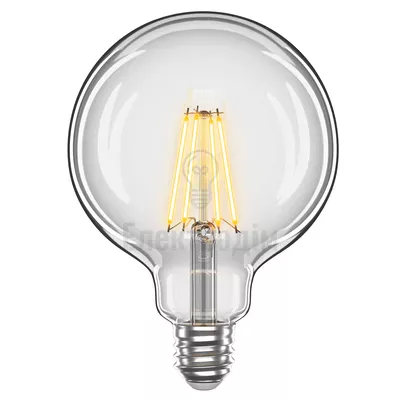 LED лампа VELMAX V-Filament-G125, 8W, E27, 4100K, 800Lm 21-47-18 — купити в Електродім