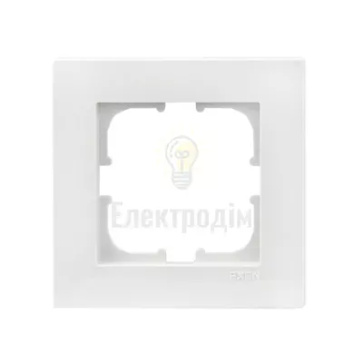 Рамка KARELL біла одинарна 200-010000-101 — купити в Електродім