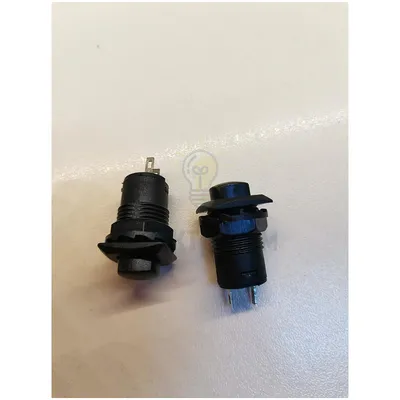 Кнопка Lemanso квадратна чорна без фікс. ON-OFF LSW11 DS-225 — купити в Електродім
