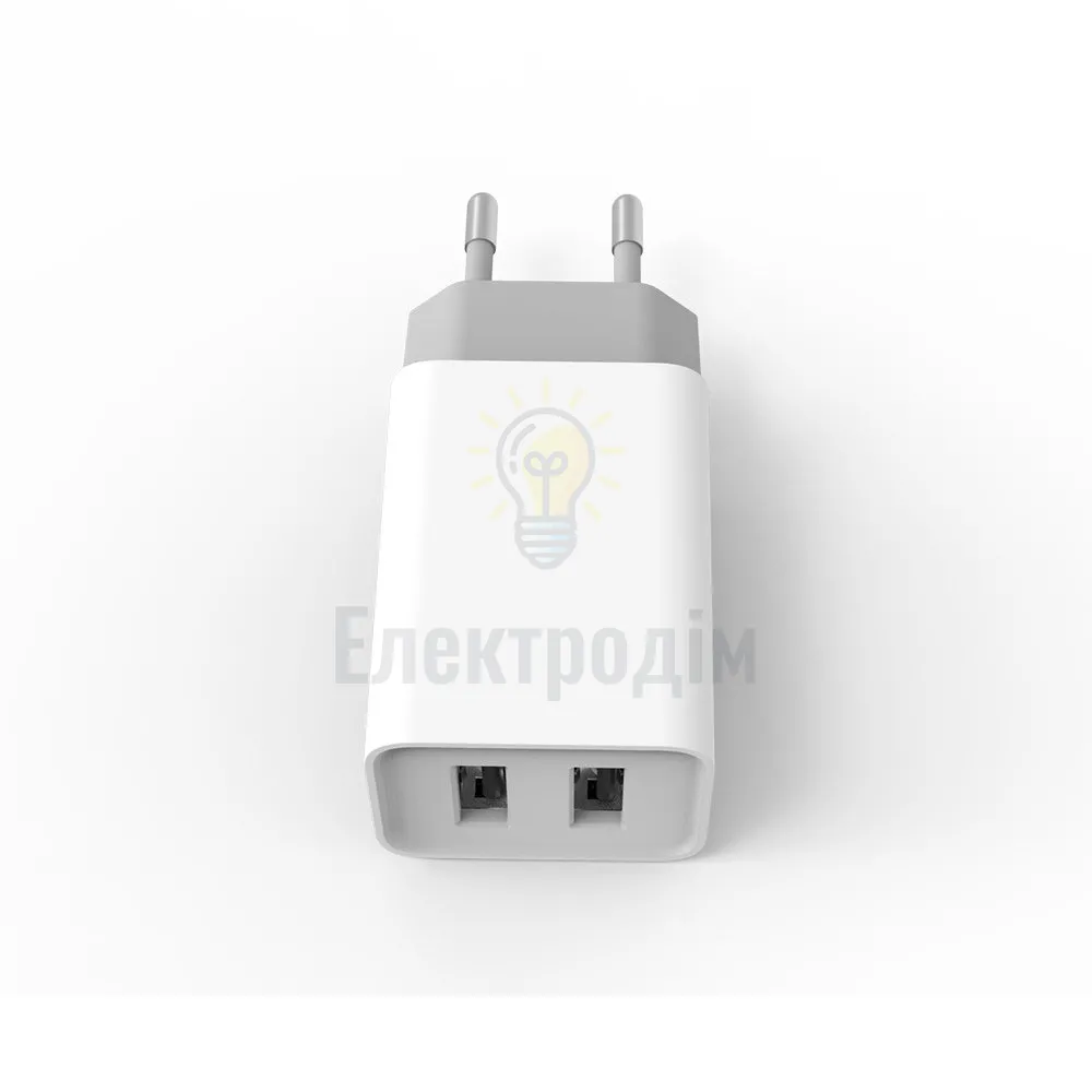 Зарядний пристрій мережевий 2USB 2,1А 10W білий ColorWay CW-CHS015-WT CW-CHS015-WT  - фото 4