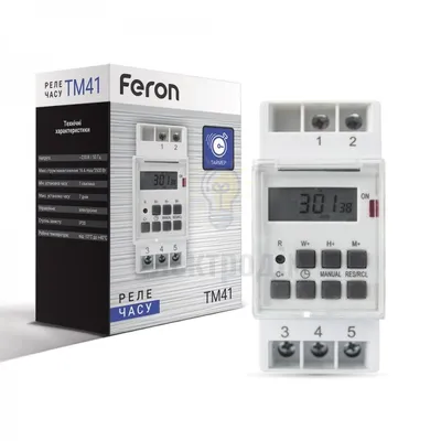 TM41 3500W/16A таймер (тижневий) 23248 — купити в Електродім
