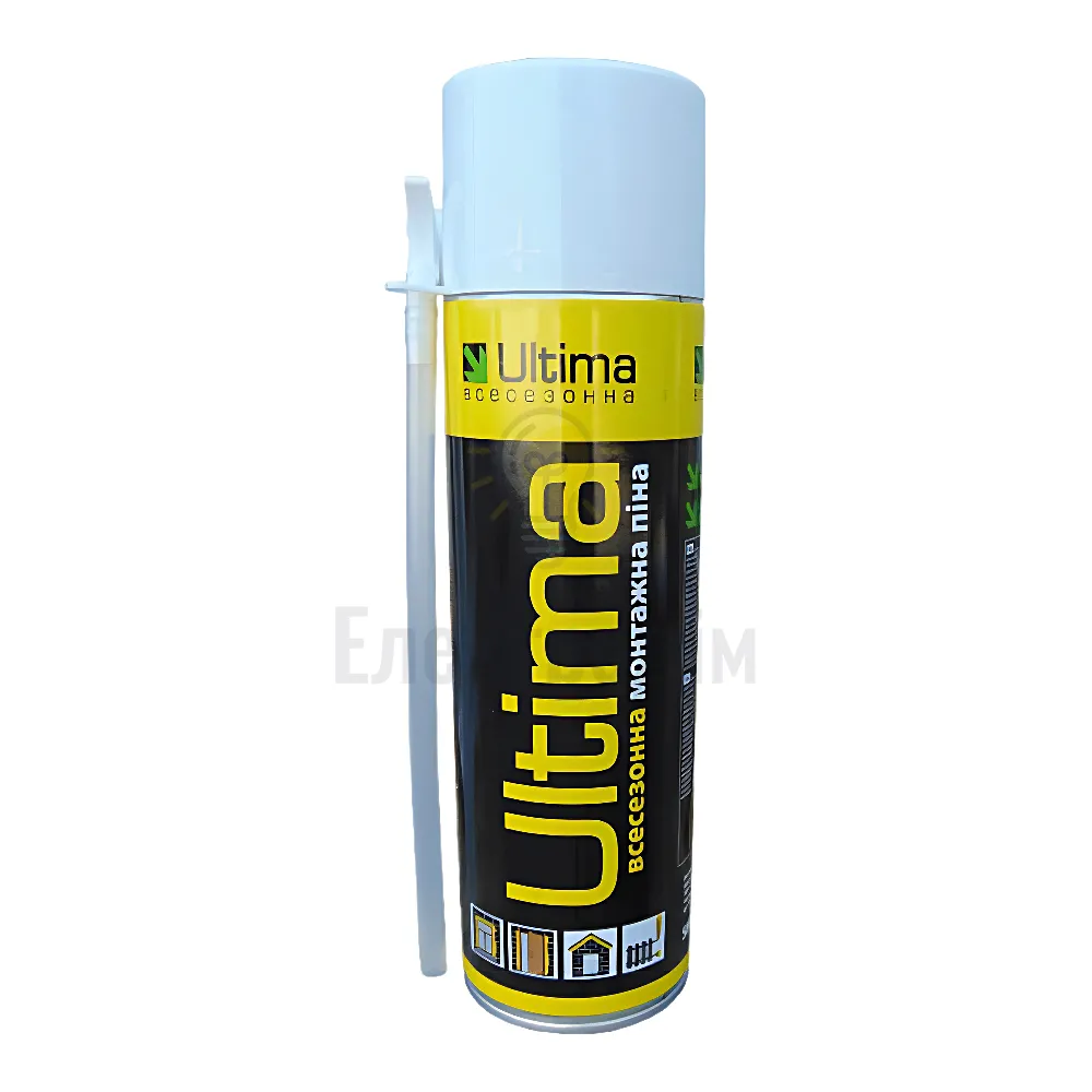 Поліуретанова монтажна піна ULTIMA (РУЧН.), всесезонная 500ml ПТ-9633 