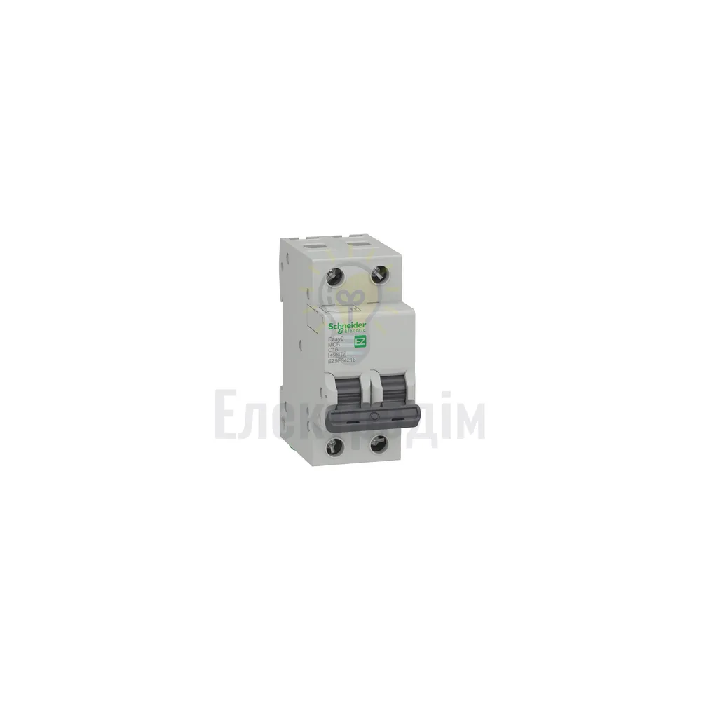Автоматичний вимикач Schneider Electric EASY9 2P C 16А EZ9F34216 