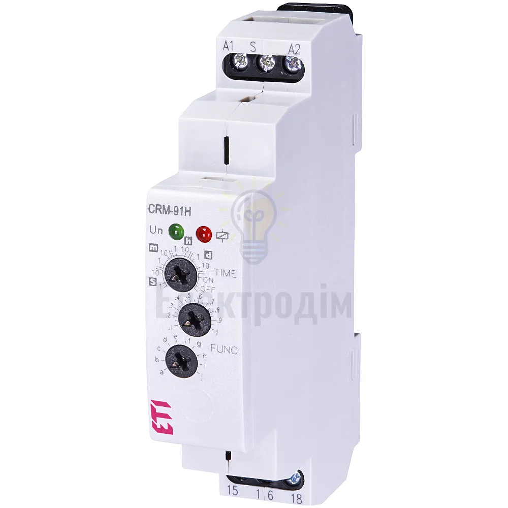 ETI Багатофункціональне реле часу CRM-91H UNI 12-240V AC/DC (1x16A_AC1) 2470001 