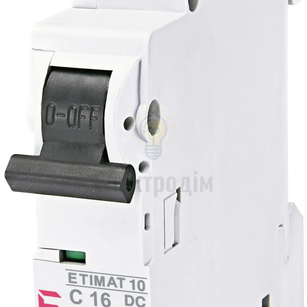 Авт. вимикач ETIMAT 10 DC 1p C 16A (6 kA) 2137716  - фото 1