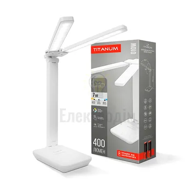 LED лампа настiльна з акумулятором TITANUM TLTF-010W 7W 2700-6000K TLTF-010W — купити в Електродім