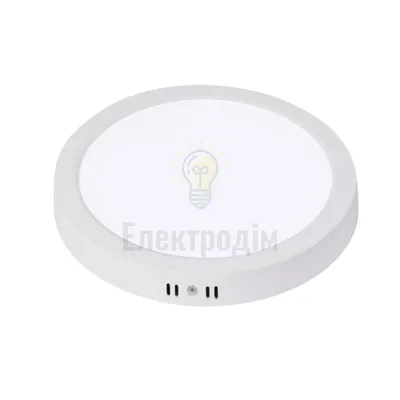 016-083-0036-010 Світильник накладний LED 36W 3CCT 3600Lm 160-265V d-290*h32мм ІР20 білий кругл. 016-083-0036-010 — купити в Електродім