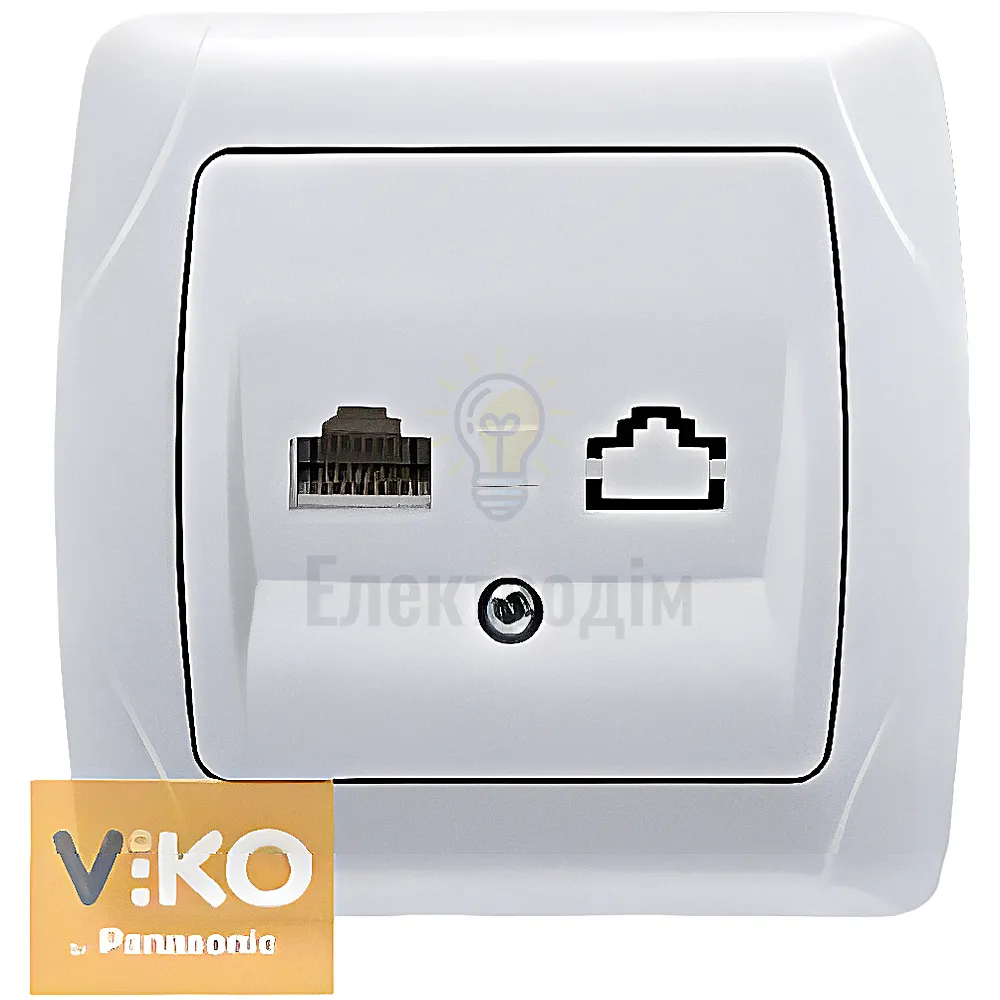 Розетка Vi-Ko CARMEN білий комп.1-а 90561032 