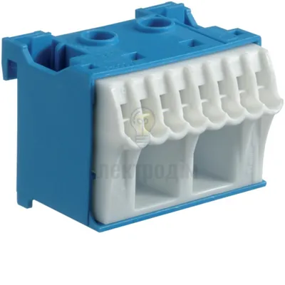 QiuckConnect N-клема 2x16мм²+8x4мм²  ширина 45мм KN10N — купити в Електродім