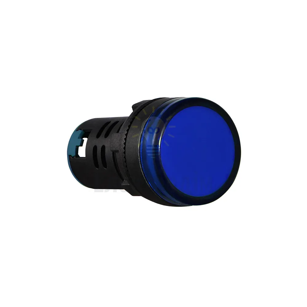 Світлосигнальна арматура АСКО AD22-22DS 220V AC синя A0140030152  - фото 2