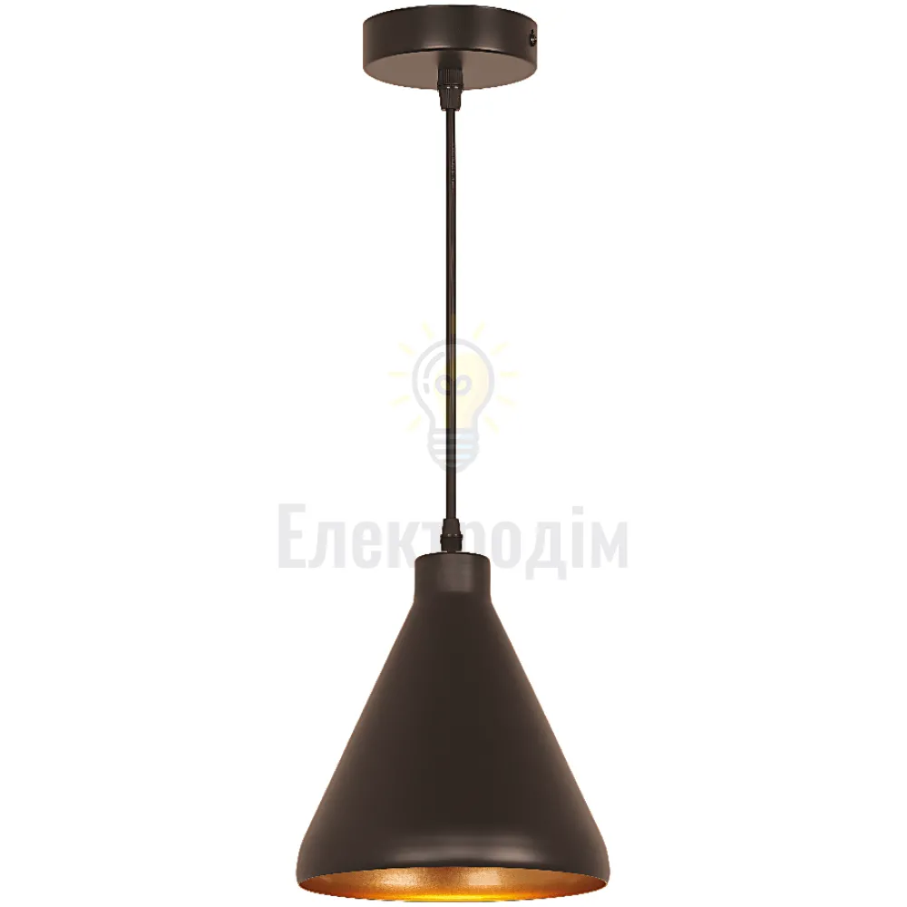 Світильник VELMAX V-CL-CLOCK-Bl-G, max 60W, E27, 220V 23-10-35 