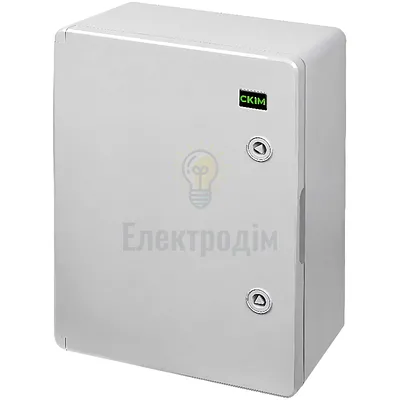 Бокс монтажний пластиковий СКІМ 200х300х130 з металевою панеллю IP65 С0701001 — купити в Електродім