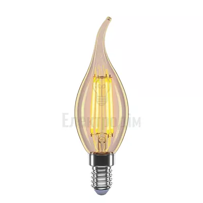 LED лампа VELMAX V-Filament-Amber-C37t, 4W, E14, 2200K, 400Lm 21-42-39 — купити в Електродім