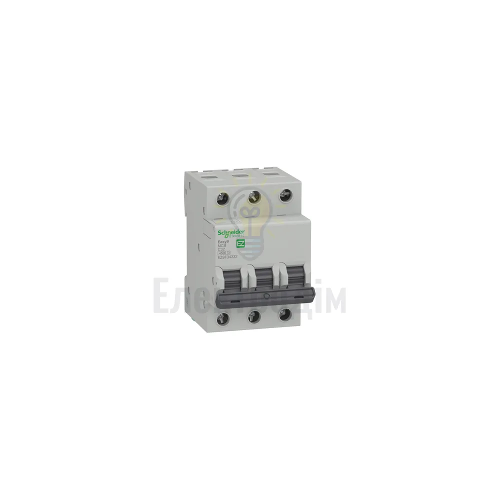 Автоматичний вимикач Schneider Electric EASY9 3P C 32А EZ9F34332 
