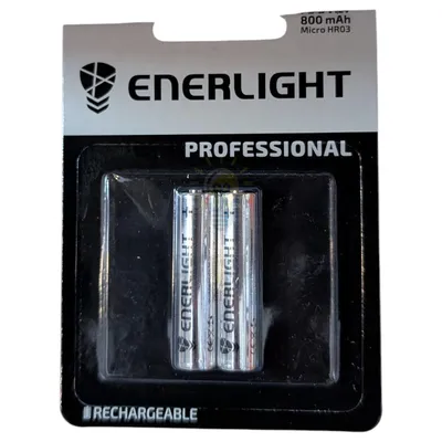 Акумулятор ENERLIGHT Professional HR03/AAA 800mAh BLI 2 30310102 — купити в Електродім