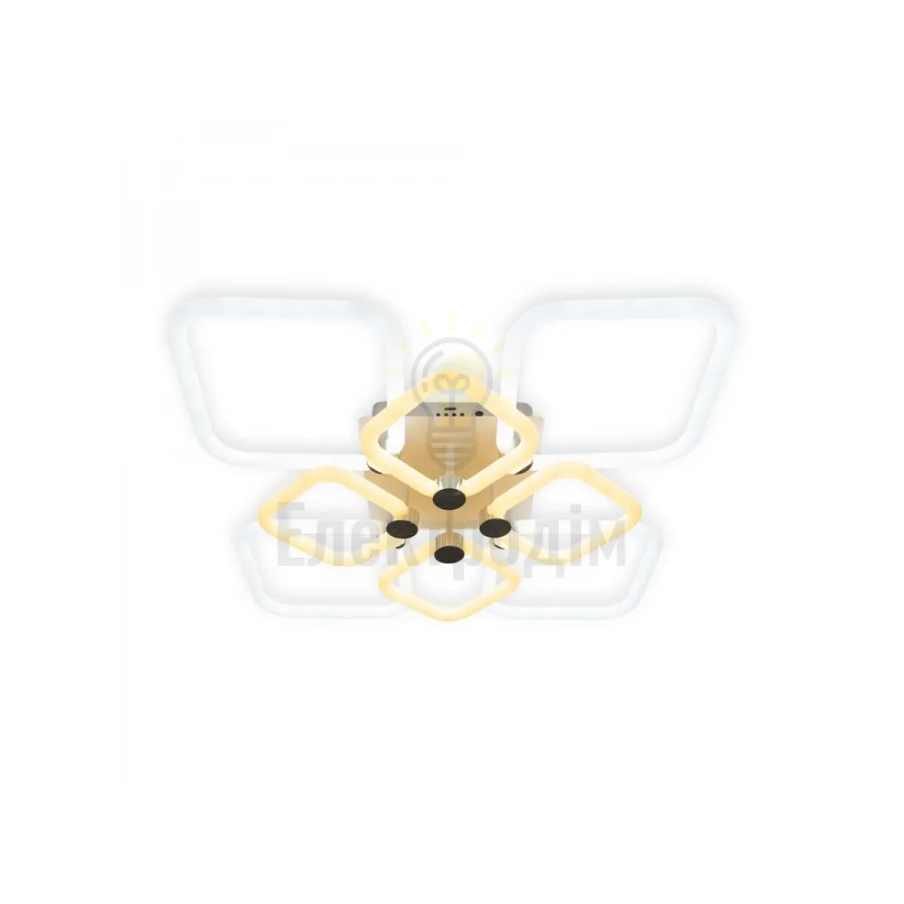 AL6138ARD 160W квадрат 17170Lm 3000K-6500K 610*610*130mm FELICITY 80082  - фото 3
