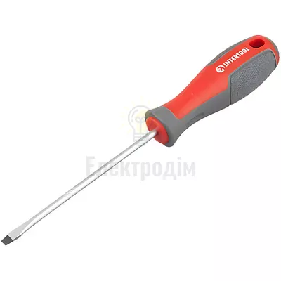 Викрутка SL4.0 * 100 мм, CR-V INTERTOOL VT-3303 — купити в Електродім