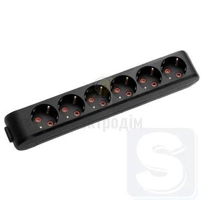 Колодка Vi-Ko Multi-Let Чорна 6 з/заз 90134600 — купити в Електродім