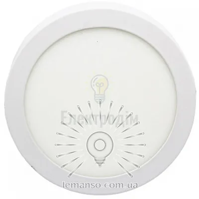 Накладна коло LED панель Lemanso 12W 900LM 6400K 85-265V Обрій LM1050 — купити в Електродім