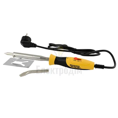 Паяльник електричний MASTERTOOL 50-100 Вт 220 V/50 Hz 470°С регульований 44-0016 — купити в Електродім