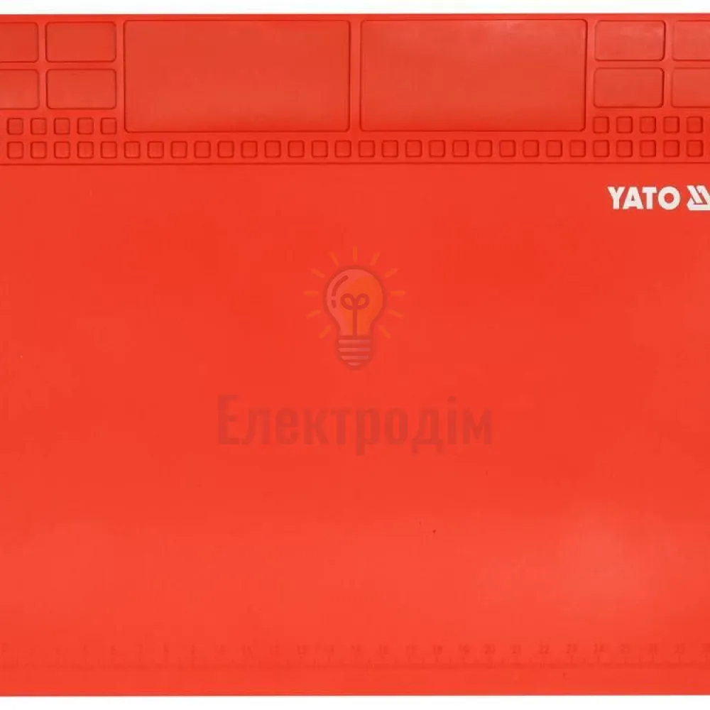 Килимок для паяння YATO з жаростійкого силікону до 500c 350x250x2мм YT-82468 