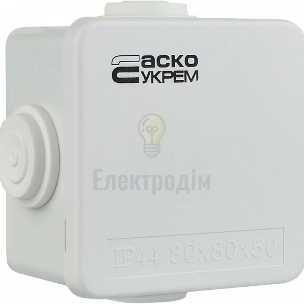 Розподільча коробка АСКО TY-RA 80х80х50 біла A0150170014 