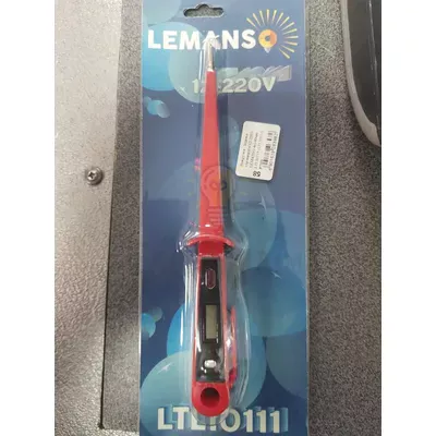 Викрутка - Індикатор напруги 12-220V LEMANSO 4x190мм LTL10115 (LTL10111) 87019 — купити в Електродім