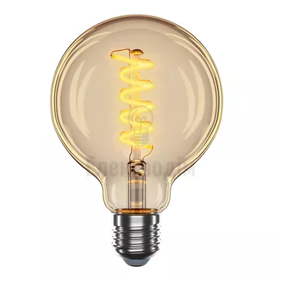 LED ЛАМПА ФІЛАМЕНТНА VELMAX V-FILAMENT-AMBER-G95-СПІРАЛЬ-V, 4W, E27, 2700K, 300LM 21-46-53 Сві-буд — купити в Електродім