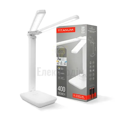LED лампа настiльна з акумулятором TITANUM TLTF-010W 7W 2700-6000K TLTF-010W — купити в Електродім