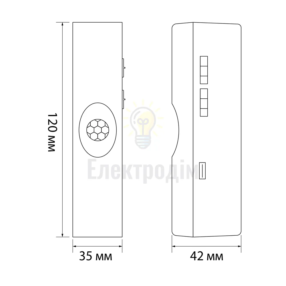 LED Світильник акумуляторний з датчиком руху VIDEX VL-NL108W  - фото 2