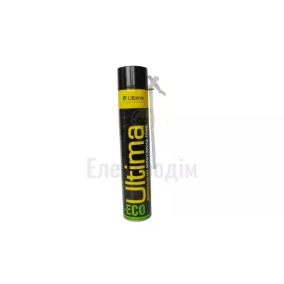 ULTIMA ULTIMA ECO Поліуретанова монтажна піна, (РУЧН), - 10, всесезонна,700ml ПТ-2142 — купити в Електродім