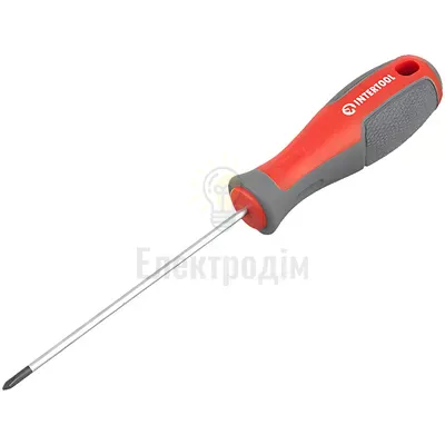 Викрутка PH0 * 100 мм, CR-V INTERTOOL VT-3314 — купити в Електродім
