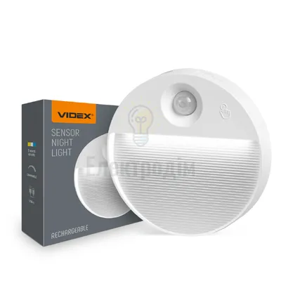 LED Світильник акумуляторний з датчиком руху VIDEX VL-NL105W — купити в Електродім