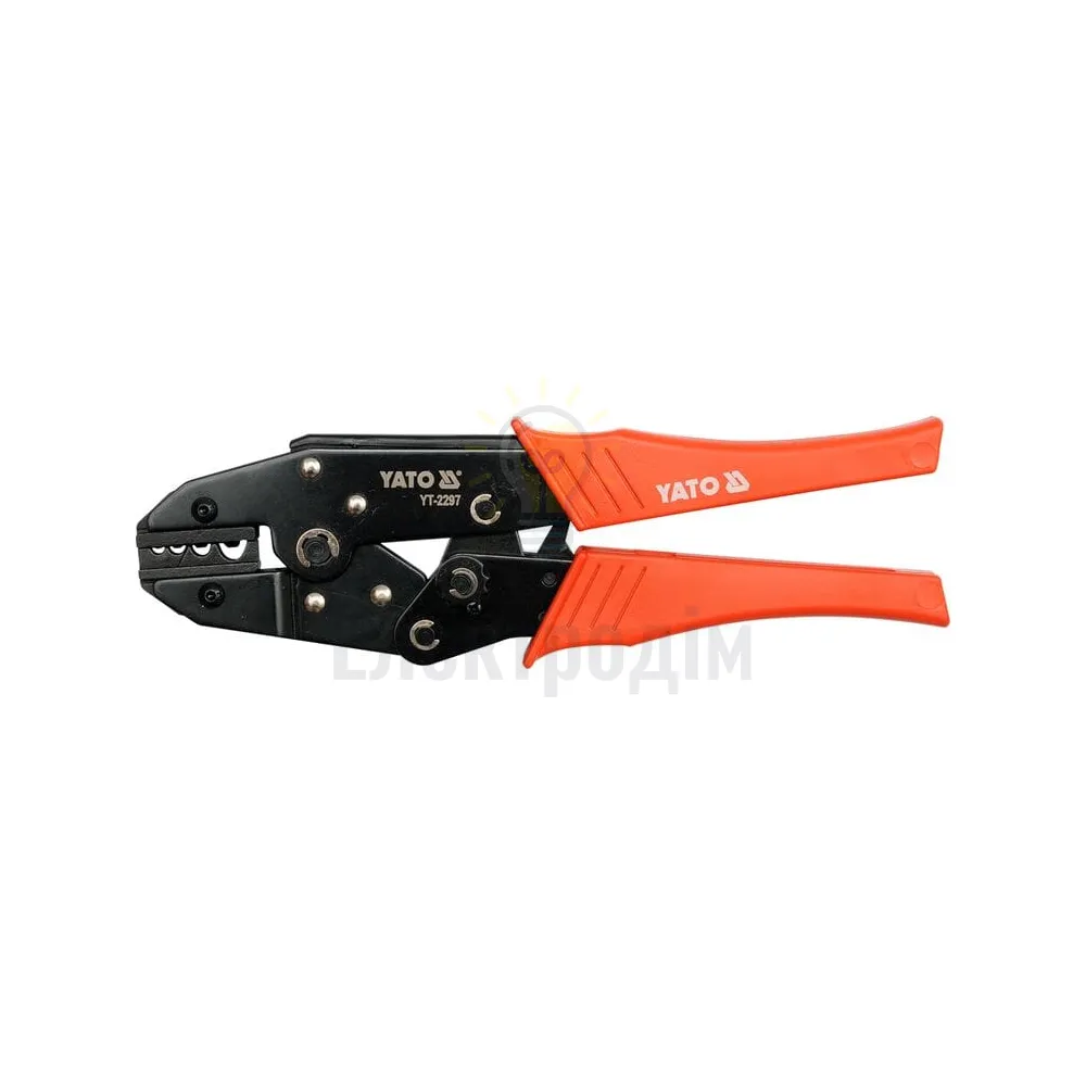 Кліщі для обтискання і зачистки проводів, L=230 мм. 20-8AWG, 1.5-10 мм2,YATO YT-2297 