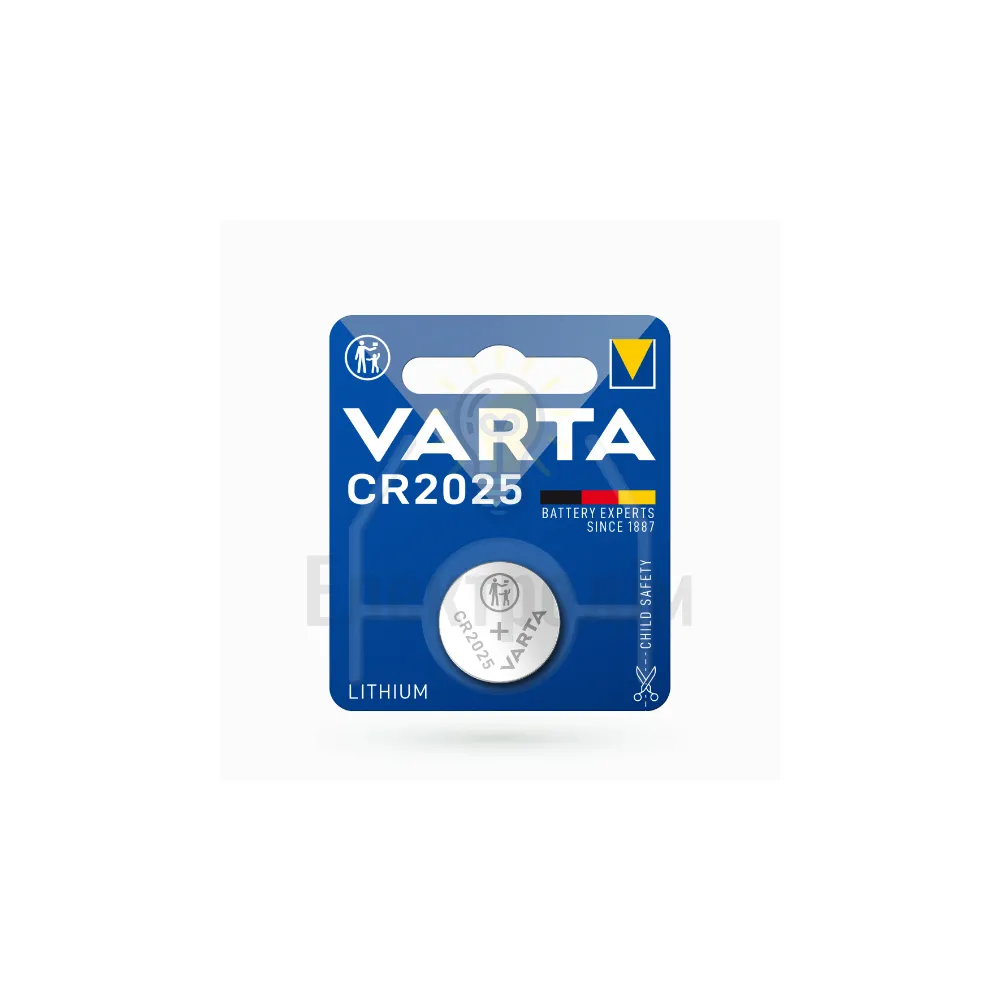 Батарейка VARTA CR 2025 (блистер-1 шт.) 6025101401 