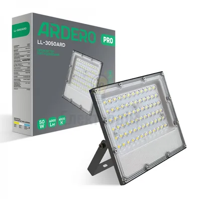 LL-3050ARD 50W 6000Lm 6500K (170*150*28мм) сірий IP65 80027 — купити в Електродім