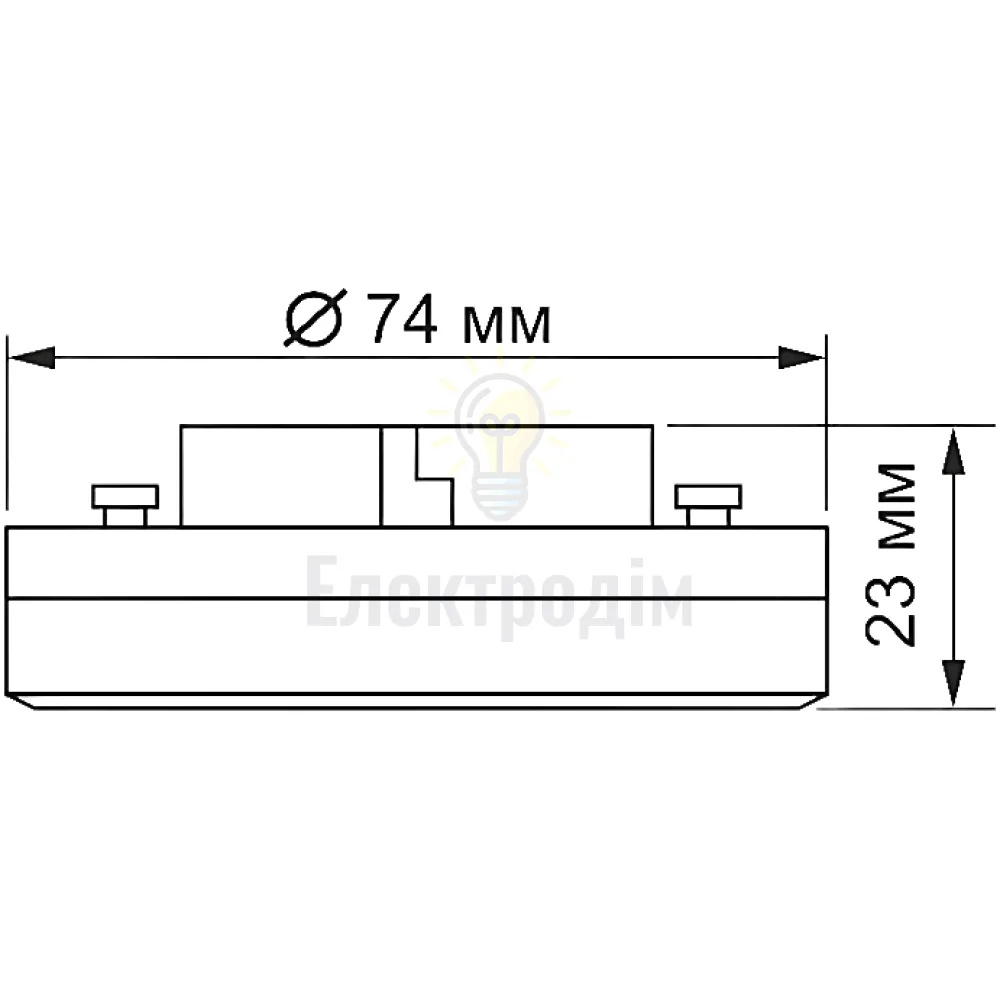 LED лампа VIDEX GX53 8W 4100K 220V  VL-GX53-08534  - фото 5