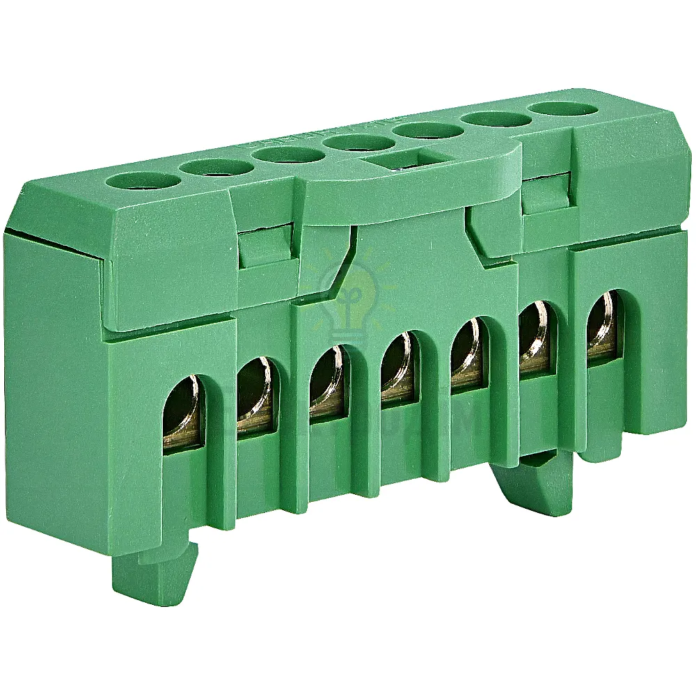 Клемник ESC-QBLOK7002 (зелений, 10/16 мм2, 7 підключ.) 3903205 Словенія 