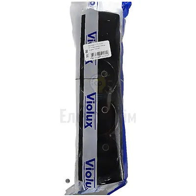 Колодка VIOLUX 3-на без заземлення чорна 910180 — купити в Електродім