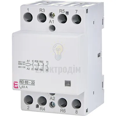 Контактор модульний RD 63-22 230V AC/DC 2464030 — купити в Електродім