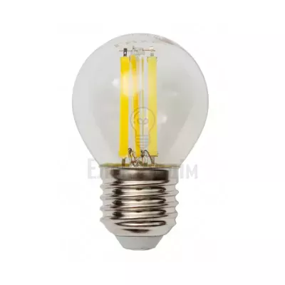 LUXEL filament Лампа G45 6w E27 4000K 076-N — купити в Електродім
